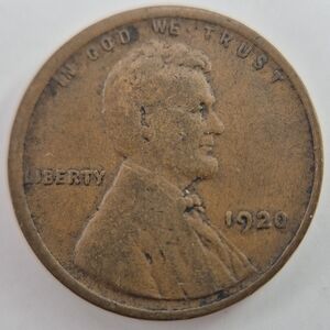 🔥Broadstrike Mint Error🔥 1920 Lincoln Wheat Cent